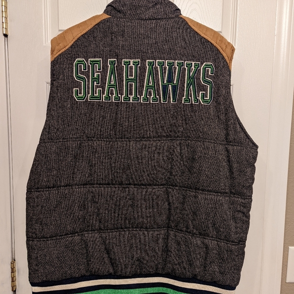 NFL TEAM SEATTLE SEAHAWKS VEST MENS SIZE XL - Picture 5 of 8